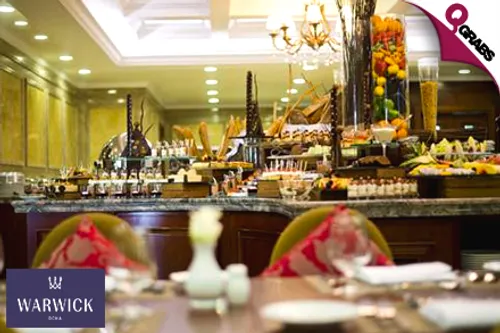 From QR30 Enjoy a Delicious Dinner with an International & Arabic Buffet at Warwick Doha! (Up to QR130 Value)